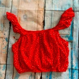 Favlux farm girl crop top